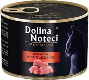 Dolina Noteci Karma Premium bogata w cielęciną - mokra karma dla kota - 185g 1