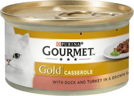 PURINA NESTLE Gourmet Gold mokra karma dla kota z kaczką i indykiem 85g 1