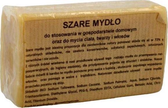 CARMEN Szare Mydło 72% do mycia ciała i włosów 150g 1