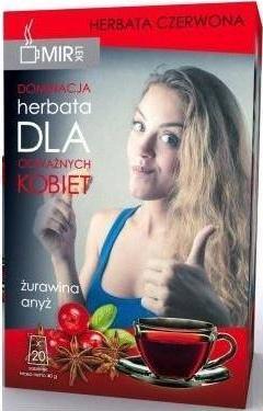MIR LEK Mirlek Herbata Czerwona Żurawina I Anyż 20 Sasz. 1