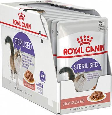Royal Canin ROYAL CANIN FHN Sterilised w sosie - mokra karma dla kota dorosłego - 12x85g 1