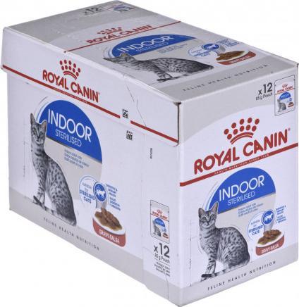 Royal Canin Royal Canin FHN Indoor w sosie - mokra karma dla kota dorosłego - 12x85g 1