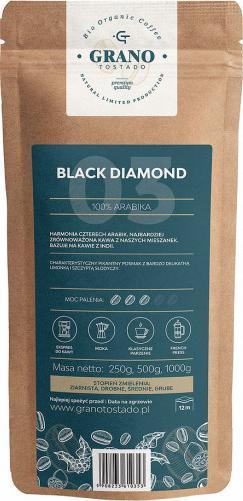 Kawa mielona Grano Tostado Kawa śred. mielona Granotostado BLACK DIAMOND 1000g 1