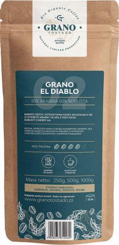 Kawa mielona Grano Tostado Kawa średnio mielona Granotostado GRANO EL DIABLO 250g 1