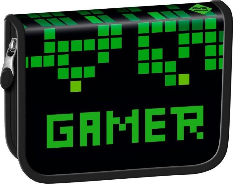 Piórnik St.Majewski Piórnik dwuklapkowy Pixel Gamer 1