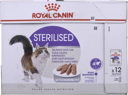 Royal Canin ROYAL CANIN FHN Sterilised w formie pasztetu - mokra karma dla kota dorosłego - 12x85g 1