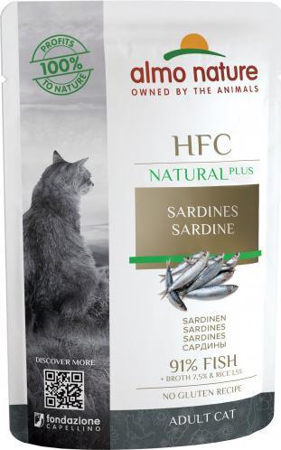 Almo Nature Almo Nature HFC Natural Plus Sardynki - mokra karma dla kota - 55 g 1