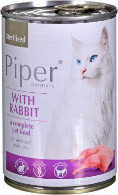 Dolina Noteci Piper z królikiem - mokra karma dla kota - 400g 1
