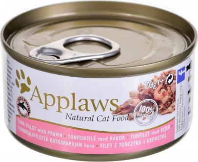 Applaws APPLAWS CAT Filet z tuńczyka i krewetki - mokra karma dla kota - 70g 1