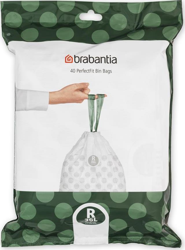 Brabantia Worki na śmieci PerfectFit rozmiar R 36L 40szt 138546 1