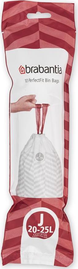 Brabantia Worki na śmieci PerfectFit rozmiar J 20-25L 10szt 138324 1