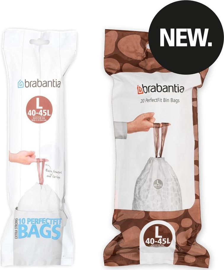 Brabantia Worki na śmieci rozmiar L 40-45L 20szt 138607 1
