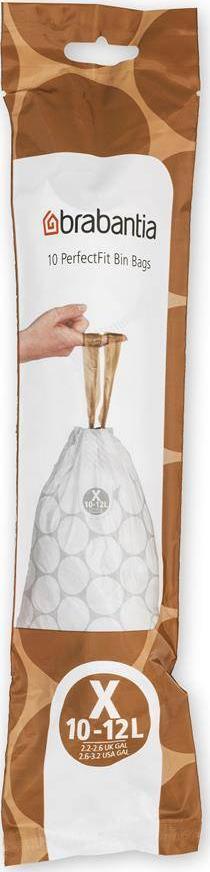 Brabantia Worki na śmieci PerfectFit rozmiar X 10-12L 10szt 138003 1