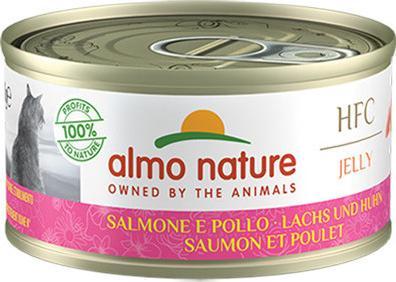 Almo Nature HFC Jelly łosoś z kurczakiem - mokra karma dla kota - 70g 1