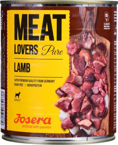 Josera Meatlovers Pure Jagnięcina karma mokra dla psów 800g 1