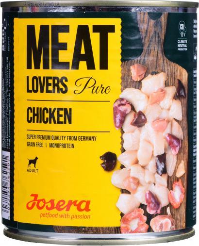 Josera Meatlovers Pure Kurczak karma mokra dla psów 800g 1
