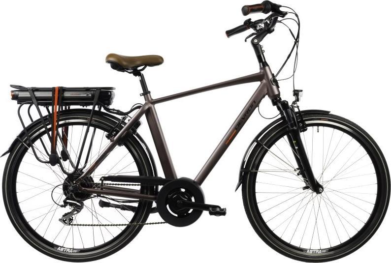 Devron Miejski rower elektryczny Devron 28221 28" - model 2022 - Kolor Brązowy, Rozmiar ramy 21" 1