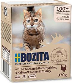 Bozita Mięsne kawałki z drobiem w sosie 370g 1