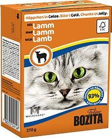Bozita Mięsne kawałki z jagnięciną w galaretce 370g 1