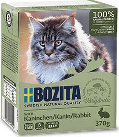 Bozita Mięsne kawałki z królikiem w galaretce 370g 1