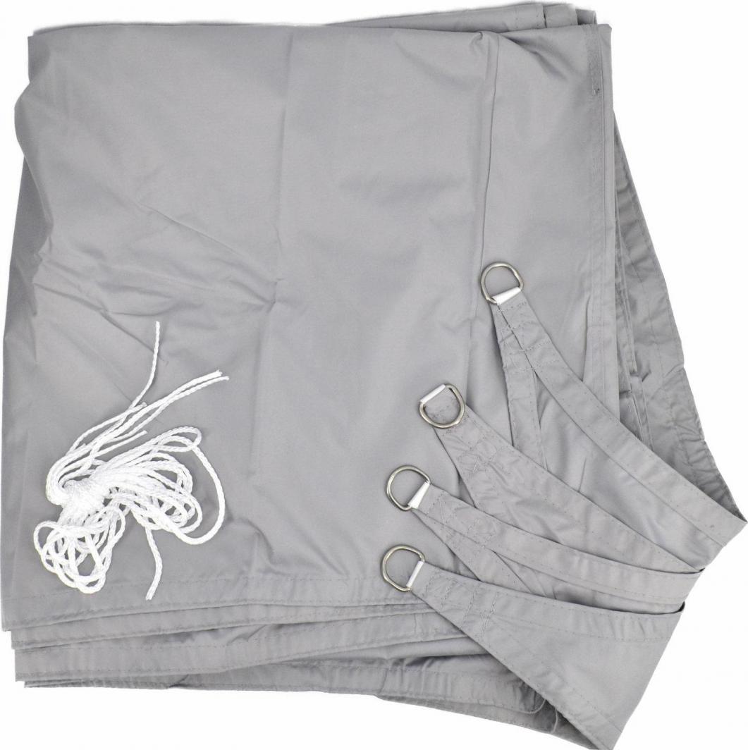 AWTools Żagiel Przeciwsłoneczny 2x3m Szary Prostokąt 1