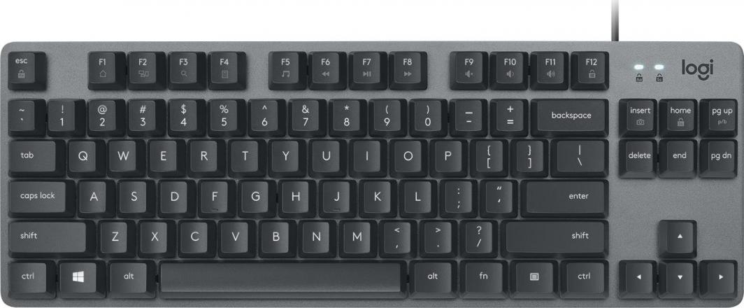 Klawiatura Logitech Logitech K835 TKL Mechanical Keyboard klawiatura USB Francuski Grafitowy, Szary 1