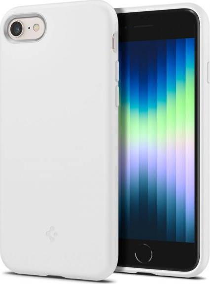Spigen Etui Spigen Silicone Fit Apple iPhone SE 2022/SE 2020/8/7 White 1