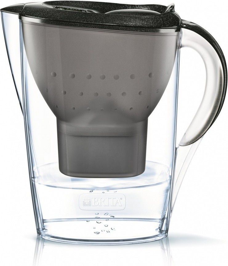 Dzbanek filtrujący Brita Marella Glamour Edition 2.4l czarny + 2 wkłady 1