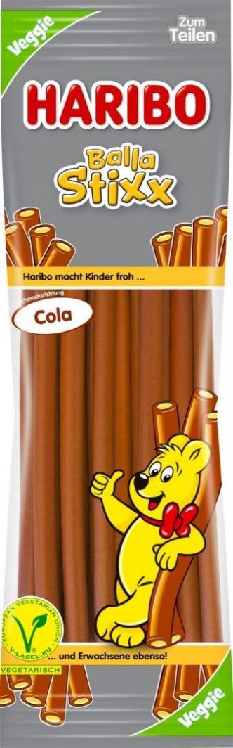 Haribo Haribo Balla-Stixx Cola Żelki 200 g 1