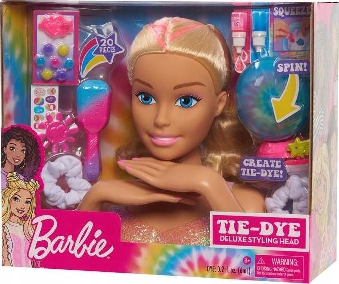 Lalka Barbie Barbie BARBIE 63651 GŁOWA DO STYLIZACJI DELUXE SPINNER 1