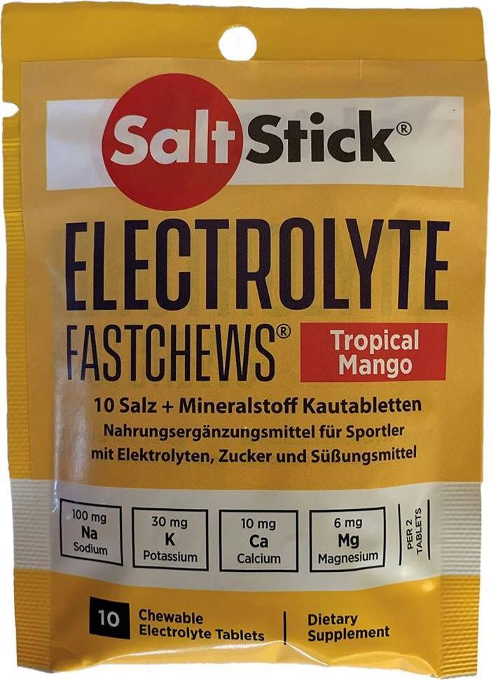 SaltStick Elektrolity SaltStick - 10 szt pastylek do ssania. Smak mango. Uniwersalny 1