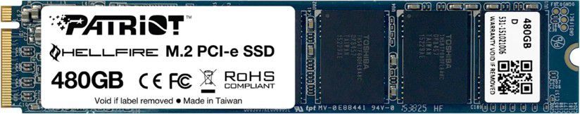 Dysk SSD Patriot 480 GB M.2 2280 PCI-E x4 Gen3 NVMe (PH480GPM280SSDR) 1