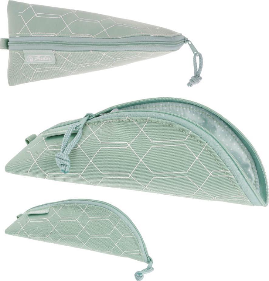 Piórnik Herlitz Piórnik kosmetyczka Cocoon Geometric Mint 1