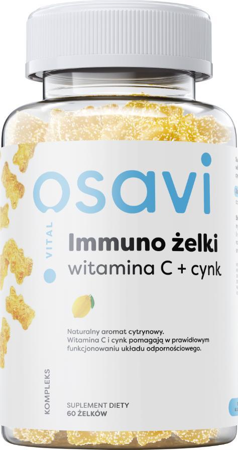 Active Edge Immuno Żelki Witamina C + Cynk 60 - WYSYŁAMY W 24H! 1