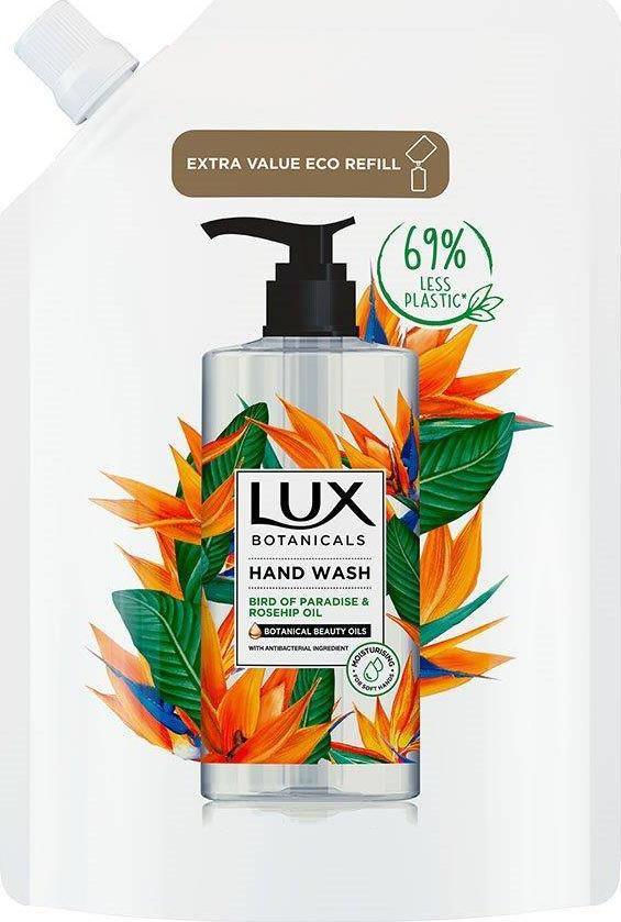 Lux Botanicals Lux Botanicals Mydło w płynie Bird of Paradise & Rosehip Oil 500ml -zapas 1