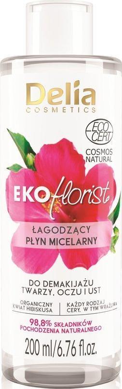 Delia Delia Cosmetics Eko Florist Hibiskus Łagodzący Płyn micelarny do demakijażu 200ml 1