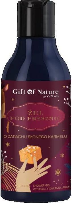Vis Plantis Vis Plantis Gift Of Nature Żel pod prysznic o zapachu słonego karmelu - edycja świąteczna 300ml 1