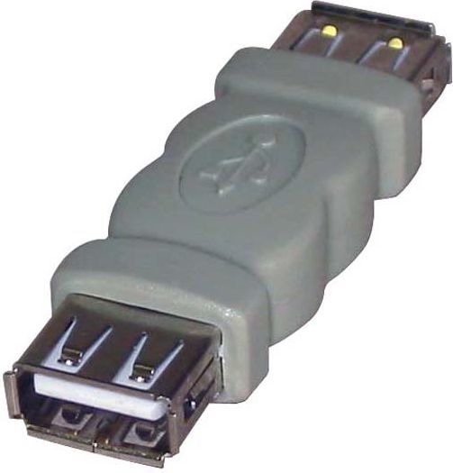 Adapter USB USB - USB Szary  1