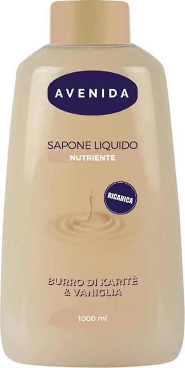 Avenida Avenida Odżywcze Mydło w płynie z masłem Shea i wanilią 1000ml 1