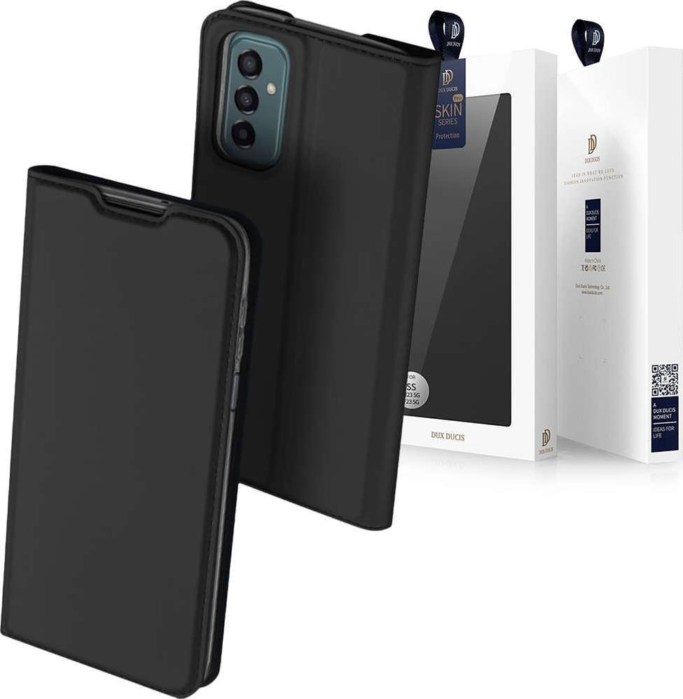Dux Ducis Zamykane etui z klapką Dux Ducis Skin Pro skórzane do Samsung Galaxy M23 5G Czarne 1