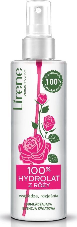Lirene Lirene odmładzający 100% HYDROLAT z róży 1