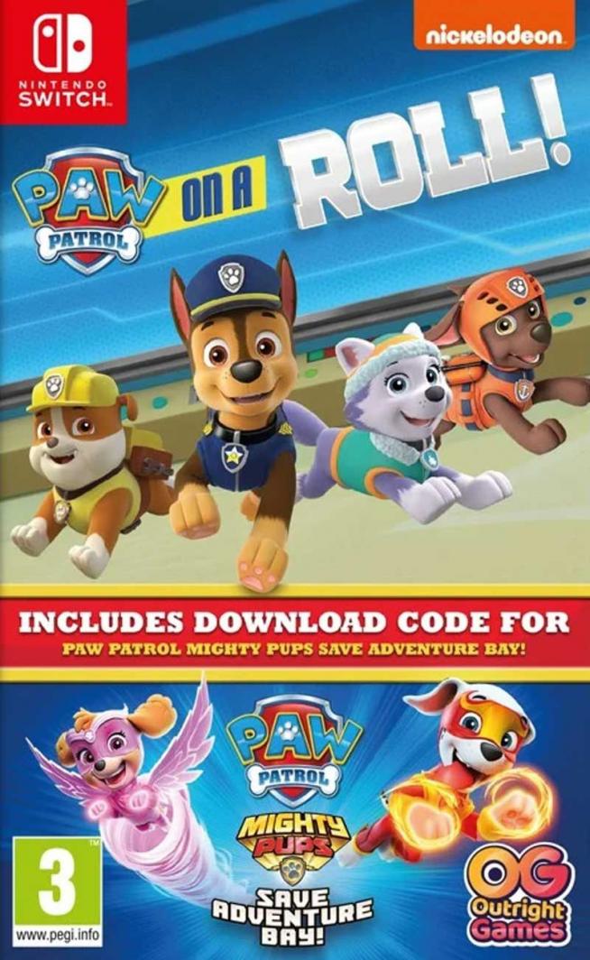 Psi Patrol Rusza do Akcji + Kosmopieski Ratują Zatokę Przygód Nintendo Switch 1