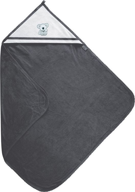 Matex Okrycie kąpielowe niemowlęce maxi 100x100 grafitowe (MT0225) 1