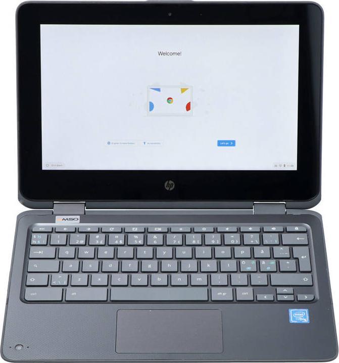 Laptop HP Dotykowy HP Chromebook x360 11 G1 EE Intel N3350 4GB 32GB eMMC 1366x768 Klasa A Chrome OS 1
