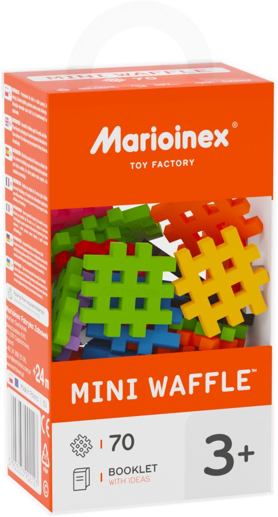 Marioinex Wafle Mini gumowe kolorowe 70 1
