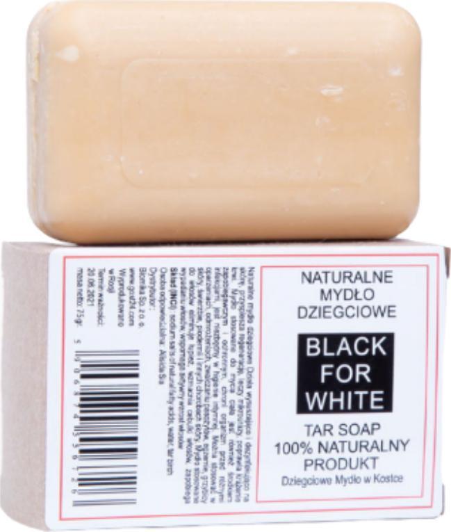 Black for White Mydło Dziegciowe 75g BLACK FOR WHITE 1