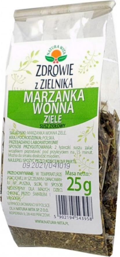 Natura Wita Marzanka wonna ziele 25g NATURA WITA 1