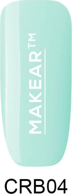 makear Makear Rubber Base Color Mint - Kolorowa Baza Kauczukowa CRB04 1