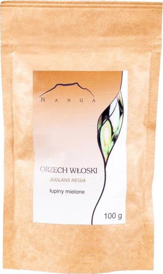 Nanga Orzech włoski łupiny zielone mielone 100 g NANGA 1