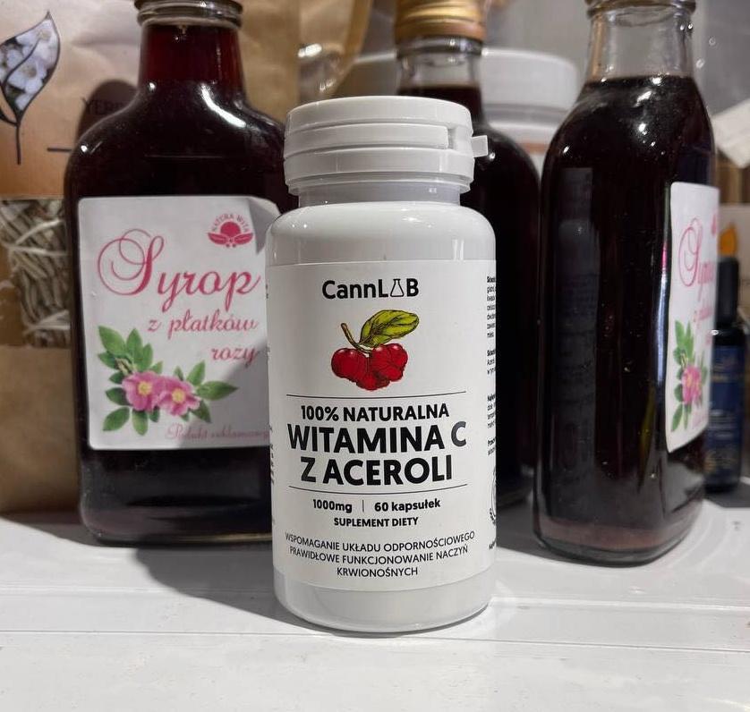 CannLab Acerola + Witamina C 60 kaps 1000 mg - CannLab 1